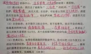 三年级下册语文试卷 三年级下册语文试卷